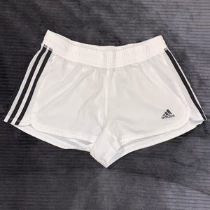 Adidas white shorts